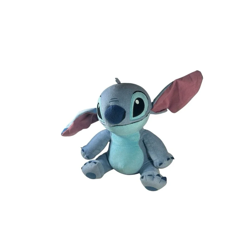 Disney Stitch Plush 12.5” Sitting Lilo & Stitch Blue Stuffed Animal Toy